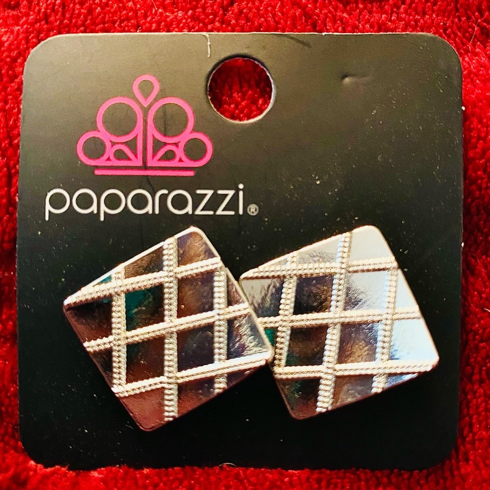 Paparazzi Silver Earrings